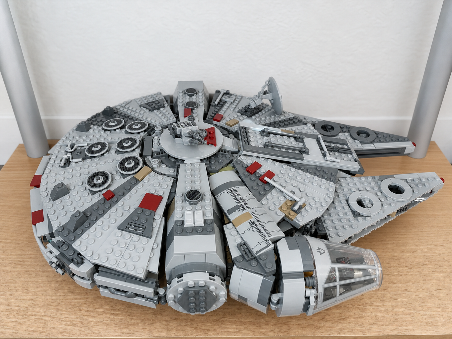 A LEGO Millennium Falcon display